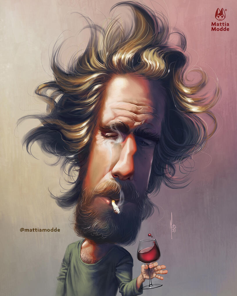 Digitale / Dipinto • Busto